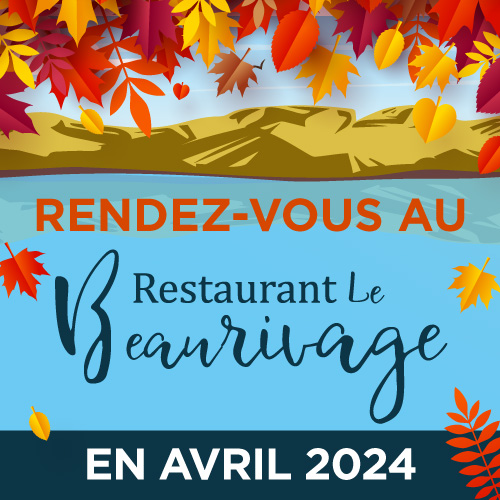 Réouverture du restaurant le Beau Rivage en Avril 2024