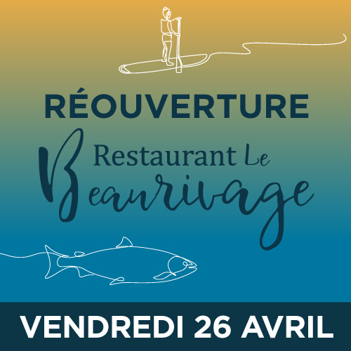 Réouverture du restaurant le Beau Rivage en Avril 2024