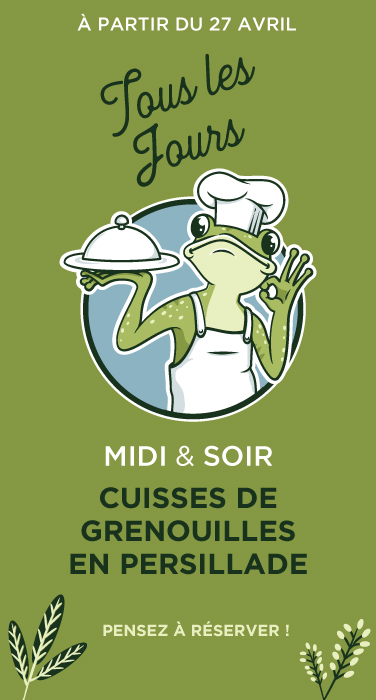 Cuisses de grenouilles en persillade - Le Beau Rivage - Aiguebelette-le-Lac